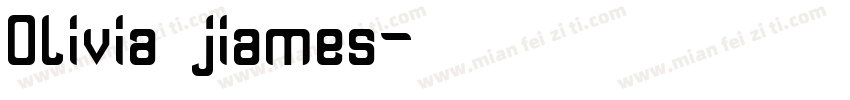 Olivia jiames字体转换